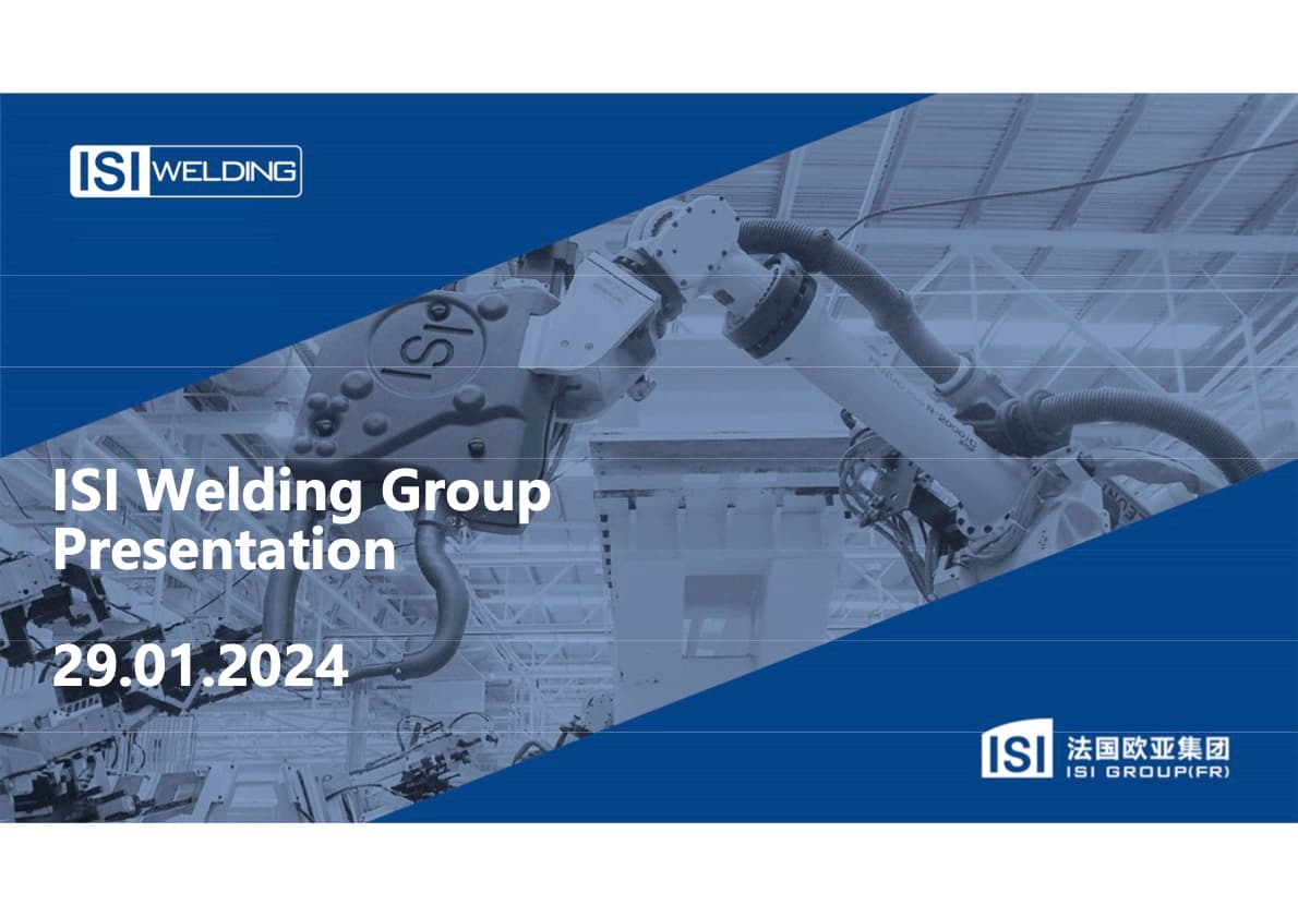 ISI Welding Grup Sunumu